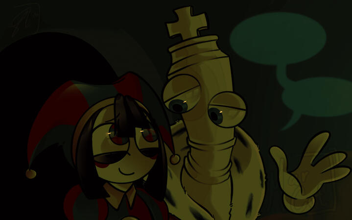 Pomni and Kinger